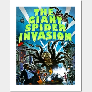 Classic Science Fiction Movie - Giant Spider Invasion Posters and Art